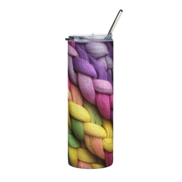 10537228234926571354_2048.jpeg Colorful Woven Tumbler - 20oz Stainless Steel