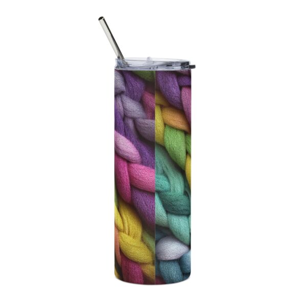 14615477735539503341_2048.jpeg Colorful Woven Tumbler - 20oz Stainless Steel