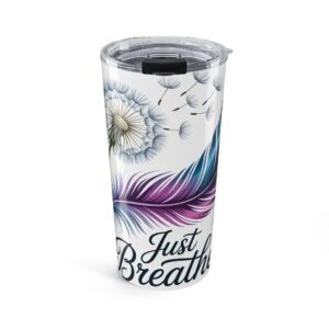 20oz Tumbler Dandelion Design