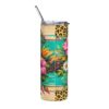 4081684970134191326_2048.jpeg Floral Pray Tumbler - 20oz Stainless Steel Insulated Drinkware