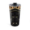 20oz Heart Charm Leopard Tumbler