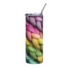 7123747836233235254_2048.jpeg Colorful Woven Tumbler - 20oz Stainless Steel