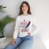 Conquer cancer crewneck sweatshirt