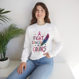 Conquer cancer crewneck sweatshirt