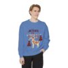 10588035224841121949_2048.jpeg Christian Christmas Sweatshirt — "The Jesus Era" Festive Reindeer Crewneck