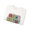 Crewneck Sweatshirt — Merry & Bright Colorful Holiday Graphic