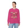 Christmas Nurse Crewneck Sweatshirt — Cute Holiday Medical Ribbon & Icons Design