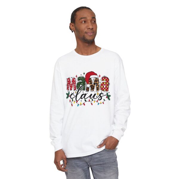 10900977901175814168_2048.jpeg Mama Claus Long Sleeve Tee – Christmas Mom Holiday Shirt