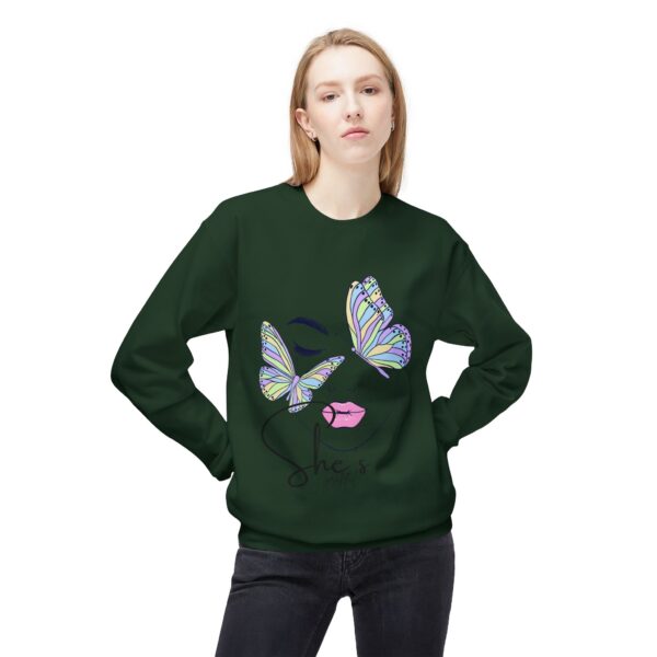 11256348528409620054_2048.jpeg Butterfly Face Crewneck Sweatshirt