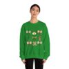 Christmas Nurse Crewneck Sweatshirt — Cute Holiday Medical Ribbon & Icons Design