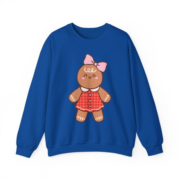 11428745015882808619_2048.jpeg Gingerbread Girl Crewneck Sweatshirt — Cute Holiday Cookie Graphic