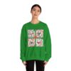 11465829091222234989_2048.jpeg Snowman Gift Box Crewneck Sweatshirt — Cute Holiday Snowman Quartet Design