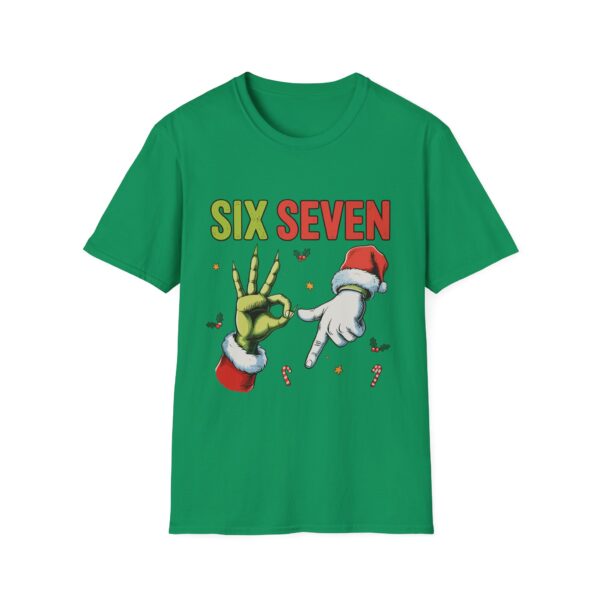 12062907208559658953_2048.jpeg Six Seven Christmas T‑Shirt — Grinch Hands Holiday Graphic Tee