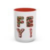 Personalized Holiday Mug . Accent Coffee Mug (11/15oz)