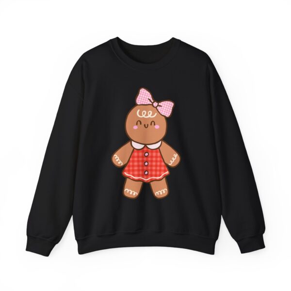 12285980441994316525_2048.jpeg Gingerbread Girl Crewneck Sweatshirt — Cute Holiday Cookie Graphic