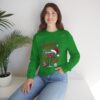 Christmas Sweatshirt - "Santa's Favorite Hot Mess" Crewneck Holiday Sweater