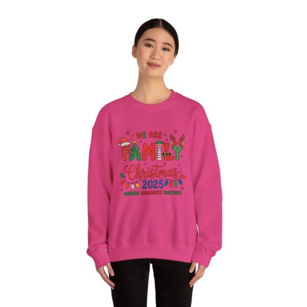 Family Christmas 2025 Crewneck Sweatshirt – "We Are Family" Holiday Sweatshirt