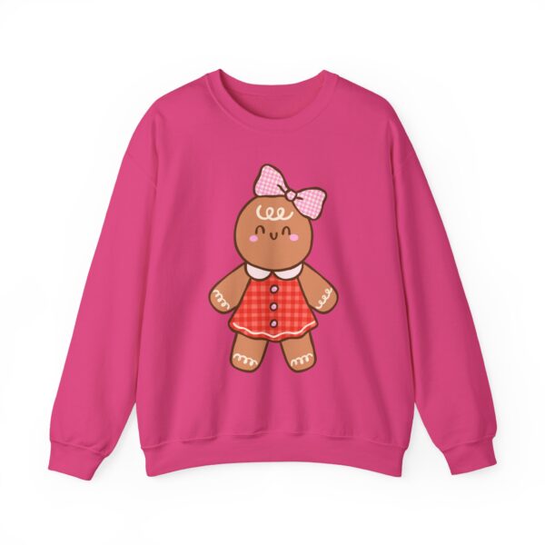 12729447286716040806_2048.jpeg Gingerbread Girl Crewneck Sweatshirt — Cute Holiday Cookie Graphic