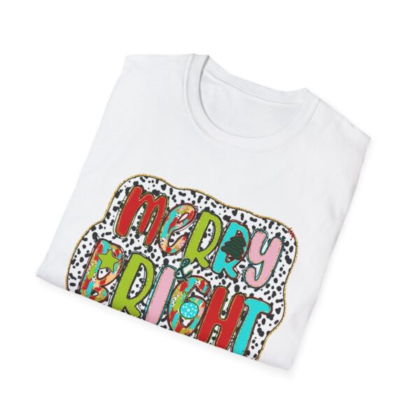 Merry & Bright Colorful Christmas T-Shirt