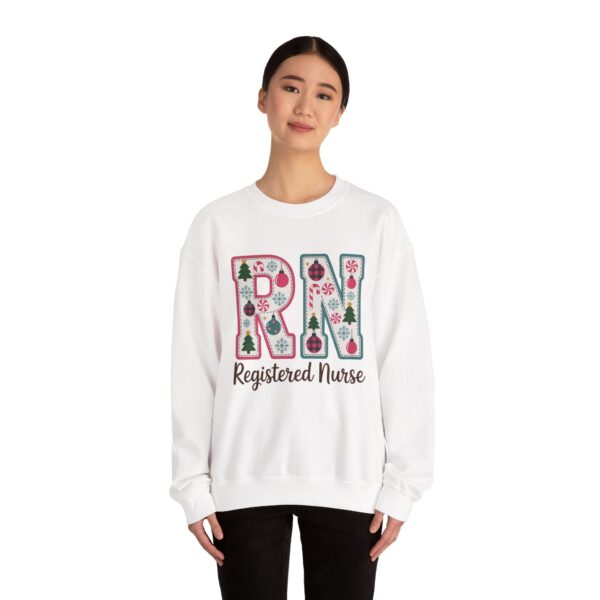 12936870833352967434_2048.jpeg Registered Nurse (RN) Christmas Sweatshirt