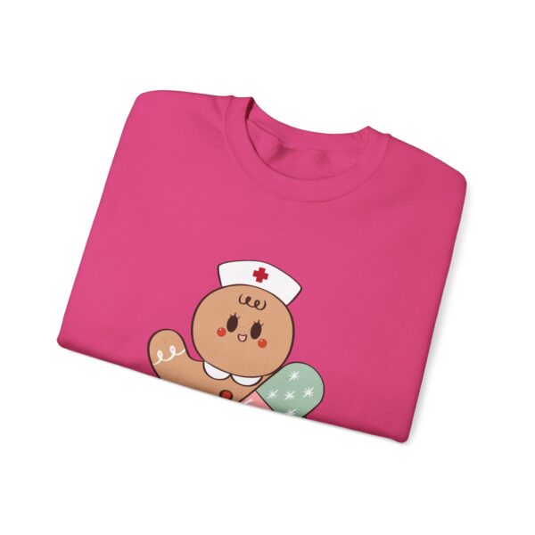 Gingerbread Nurse Crewneck Sweatshirt – Cute Holiday Medical Cookie Design