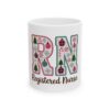 Registered Nurse Christmas Ceramic Coffee Cup (11oz/15oz)