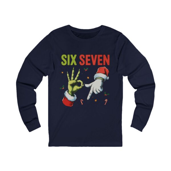 13403258868460805931_2048.jpeg Six Seven Holiday Graphic Long Sleeve Tee