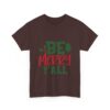 Christmas T-Shirt — "Be Merry Y'all" Festive Holiday Tee