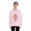 Gingerbread Nurse Crewneck Sweatshirt – Cute Holiday Medical Cookie Design