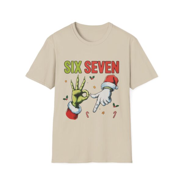 14280721839493591739_2048.jpeg Six Seven Christmas T‑Shirt — Grinch Hands Holiday Graphic Tee