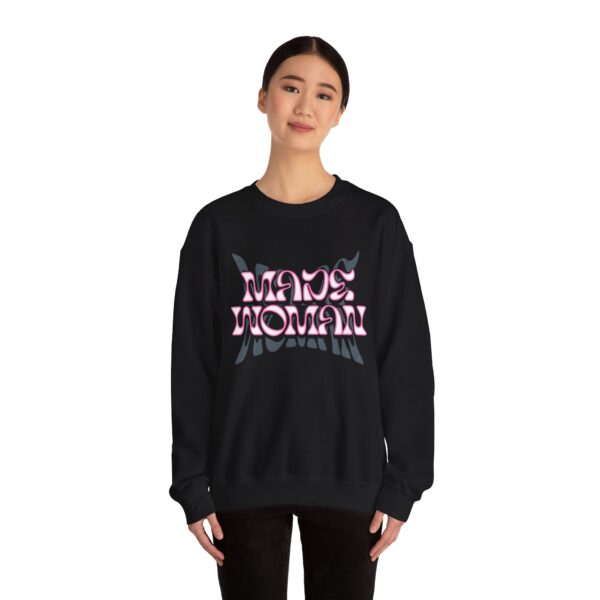 14374832979973334397_2048.jpeg Woman Crewneck Sweatshirt — 'woman' Brand Logo