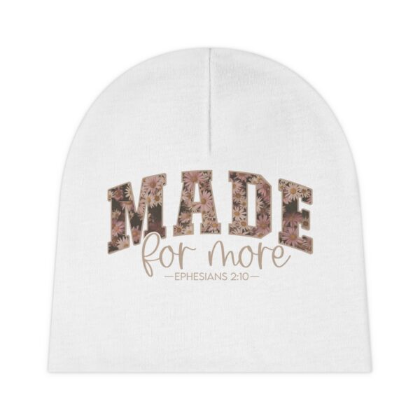 14429550377612462088_2048.jpeg Beanie Hat for Babies - 'Babies are Made for More' Design