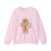 Gingerbread Nurse Crewneck Sweatshirt – Cute Holiday Medical Cookie Design