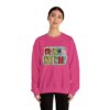 Crewneck Sweatshirt — Merry & Bright Colorful Holiday Graphic