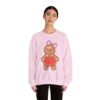 14836047117256450452_2048.jpeg Gingerbread Girl Crewneck Sweatshirt — Cute Holiday Cookie Graphic