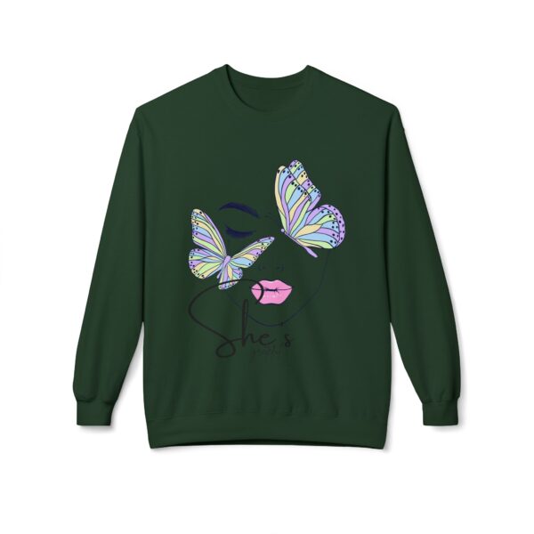 14878439329000940269_2048.jpeg Butterfly Face Crewneck Sweatshirt