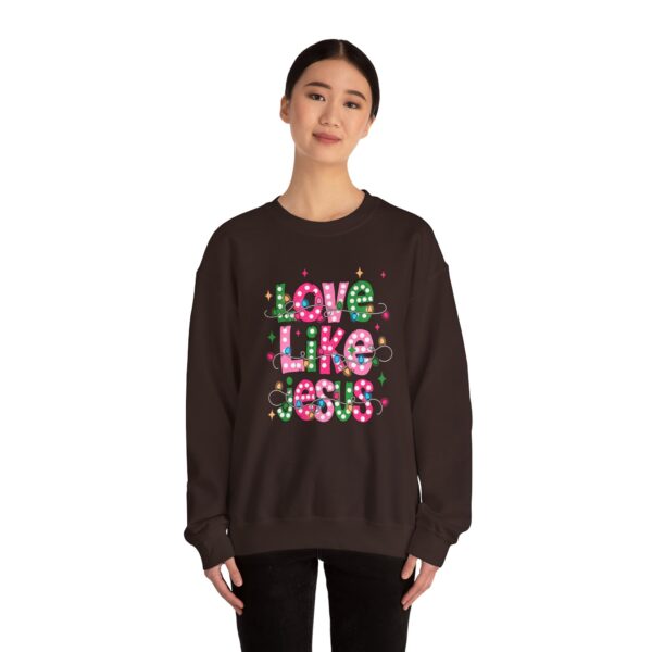 14968799655044598198_2048.jpeg Love Like Jesus Sweatshirt