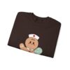 Gingerbread Nurse Crewneck Sweatshirt – Cute Holiday Medical Cookie Design