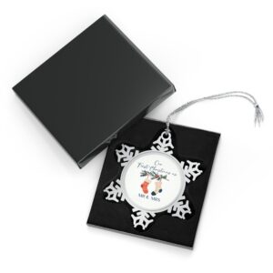 15502887816944026020_2048.jpeg Pewter Snowflake Ornament — “Our First Christmas as Mr. & Mrs.” Holiday Keepsake