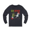 15791464040345602468_2048.jpeg Six Seven Holiday Graphic Long Sleeve Tee
