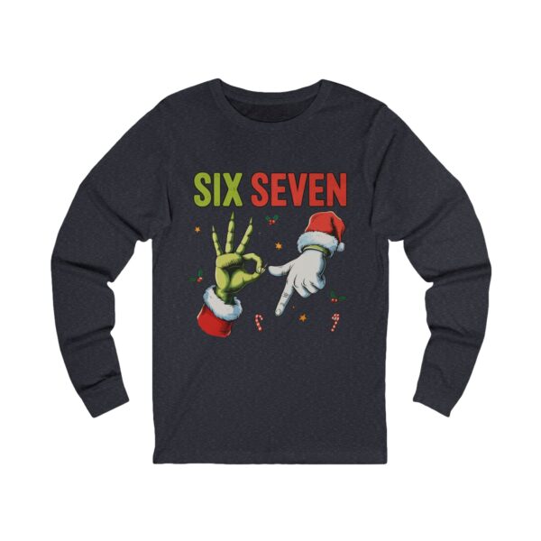 15791464040345602468_2048.jpeg Six Seven Holiday Graphic Long Sleeve Tee