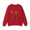 Family Christmas 2025 Crewneck Sweatshirt – "We Are Family" Holiday Sweatshirt