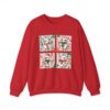 16073052346192598297_2048.jpeg Snowman Gift Box Crewneck Sweatshirt — Cute Holiday Snowman Quartet Design