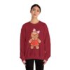 16369138055296729957_2048.jpeg Gingerbread Girl Crewneck Sweatshirt — Cute Holiday Cookie Graphic