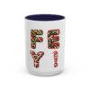 Personalized Holiday Mug . Accent Coffee Mug (11/15oz)