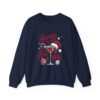 Christmas Sweatshirt - "Santa's Favorite Hot Mess" Crewneck Holiday Sweater