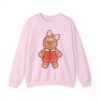 1683449460904714927_2048.jpeg Gingerbread Girl Crewneck Sweatshirt — Cute Holiday Cookie Graphic