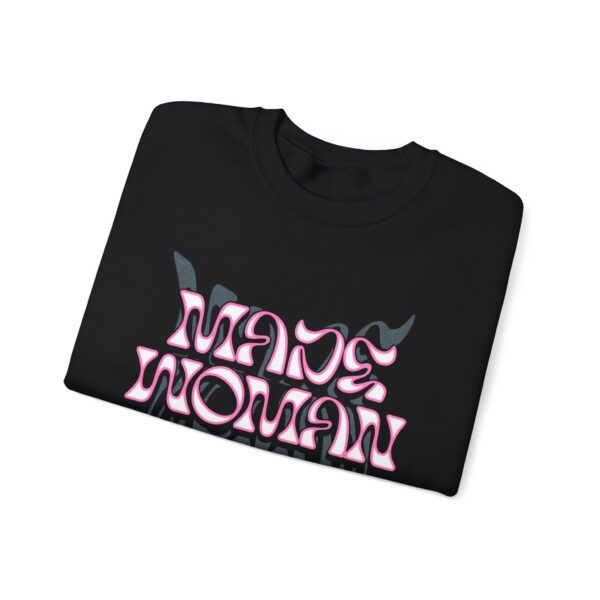 16966367707794977423_2048.jpeg Woman Crewneck Sweatshirt — 'woman' Brand Logo