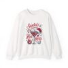 Christmas Sweatshirt - "Santa's Favorite Hot Mess" Crewneck Holiday Sweater