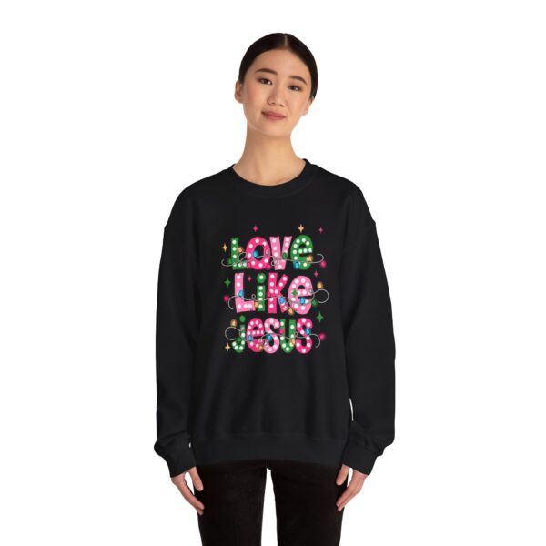 17330710232302522840_2048.jpeg Love Like Jesus Sweatshirt